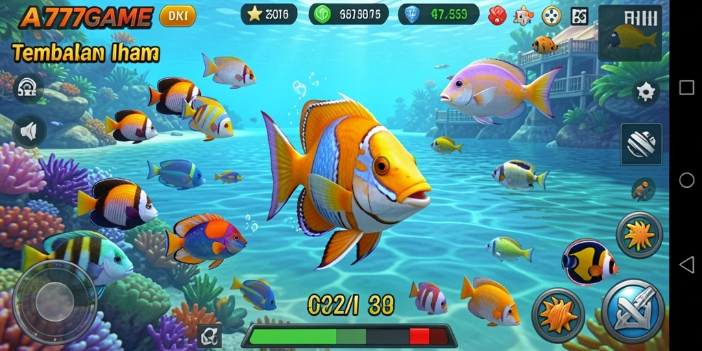 Gameplay A777GAME yang seru dan penuh aksi Tembak Ikan.