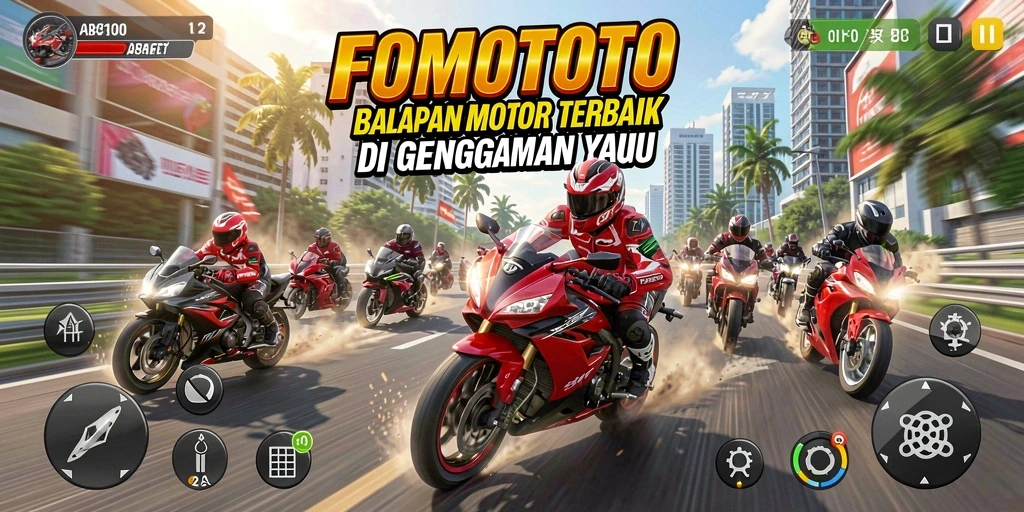Tampilan menarik dari gameplay FOMOTOTO yang memacu adrenalin.