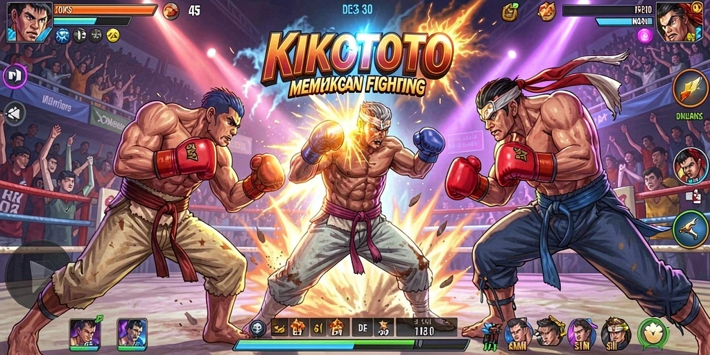 Tampilan gameplay KIKOTOTO penuh aksi dan menarik.