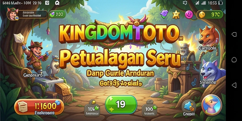 Menampilkan gameplay seru dan menarik dari KINGDOMTOTO.