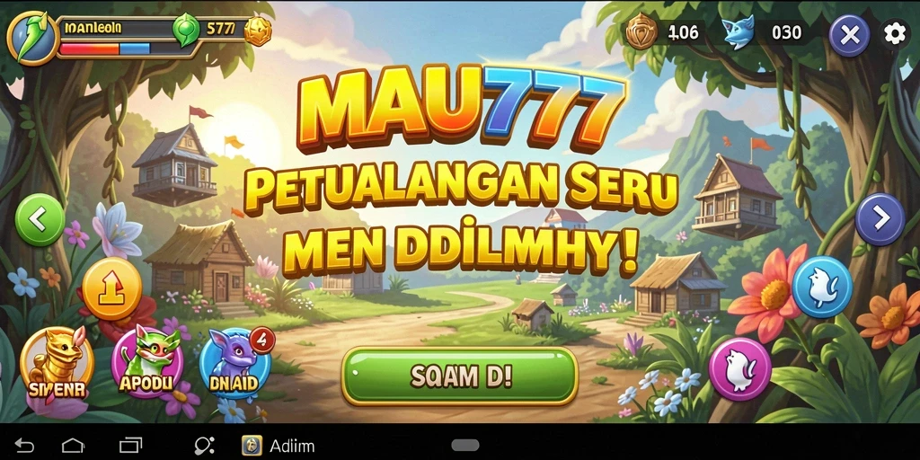 Screenshot gameplay MAU777 menunjukkan aksi petualangan yang mendebarkan.