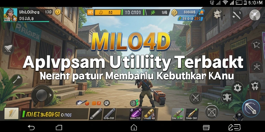 Screenshot menunjukkan antarmuka utama aplikasi MILO4D yang user-friendly dan menarik.