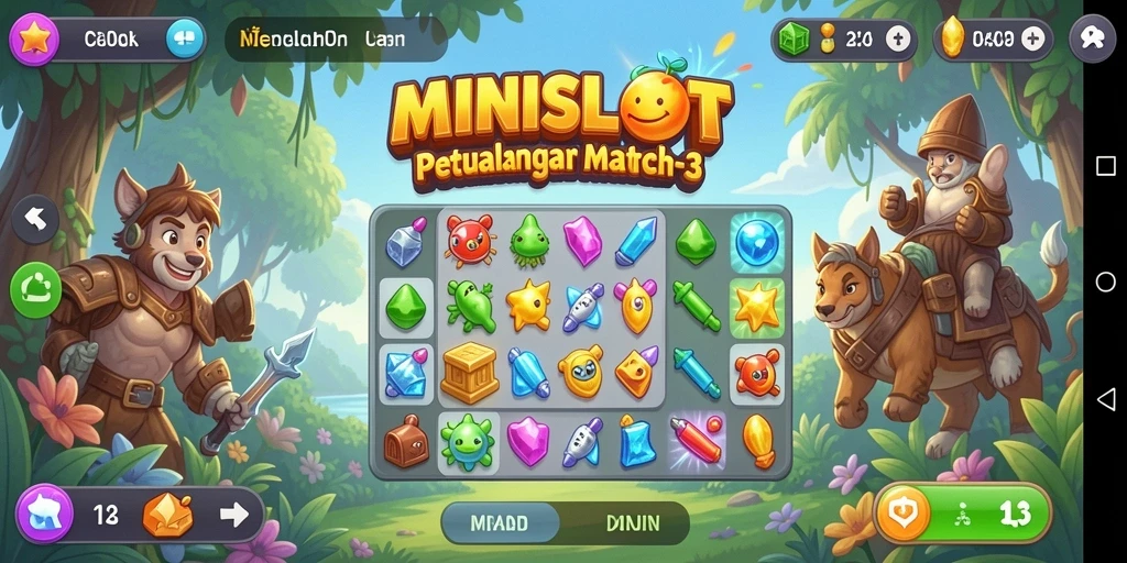 Tampilan gameplay seru dari MINISLOT yang menantang pemain.