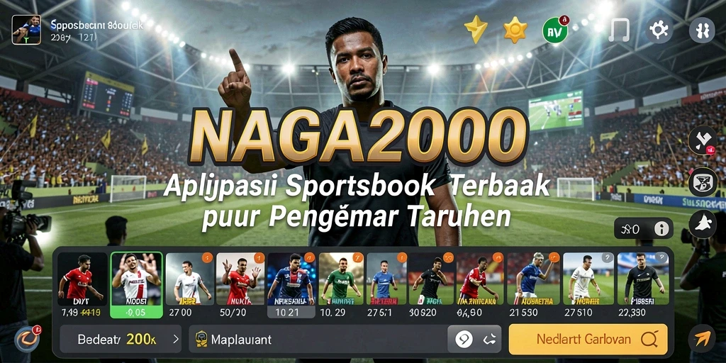 Tampilan antarmuka pengguna <strong>NAGA2000</strong> yang modern dan menarik.