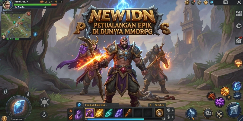 Tangkapan layar utama dari gameplay <strong>NEWIDN</strong> yang menarik dan penuh aksi.