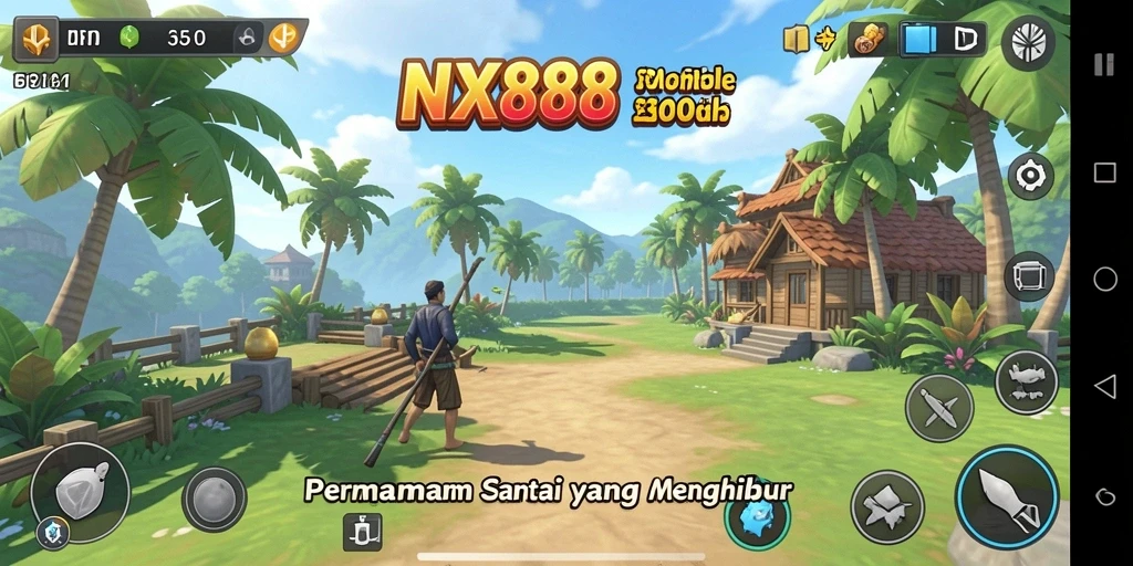 Screenshot NX888 menampilkan gameplay menyenangkan dari mini-game yang seru.