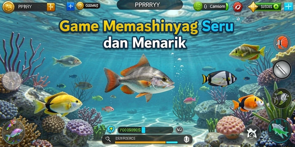 Tangkapan ikan yang beragam dan visual yang memukau dalam PPRRYY.