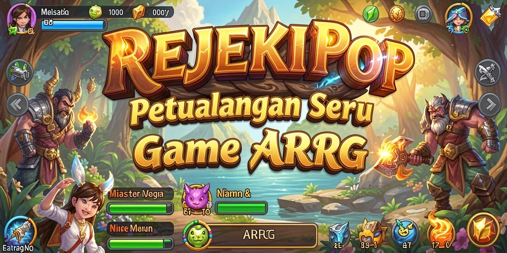 Screenshot gameplay REJEKIPOP menampilkan aksi seru dan karakter menawan.