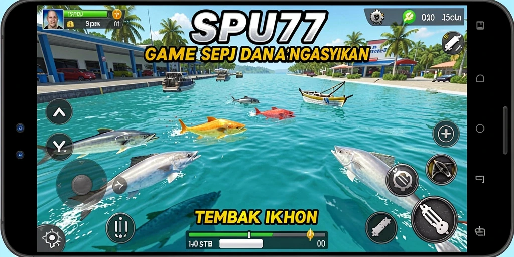 Tampilan gameplay SPBU77 yang seru dan menarik.