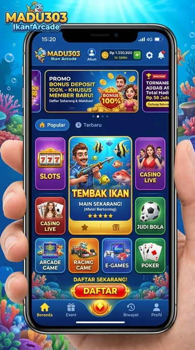 Tampilan antarmuka pengguna Madu303 yang intuitif.